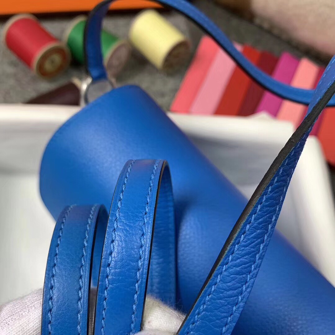 에르메스 룰리스18 블루 잔지바르 은장 에버컬러